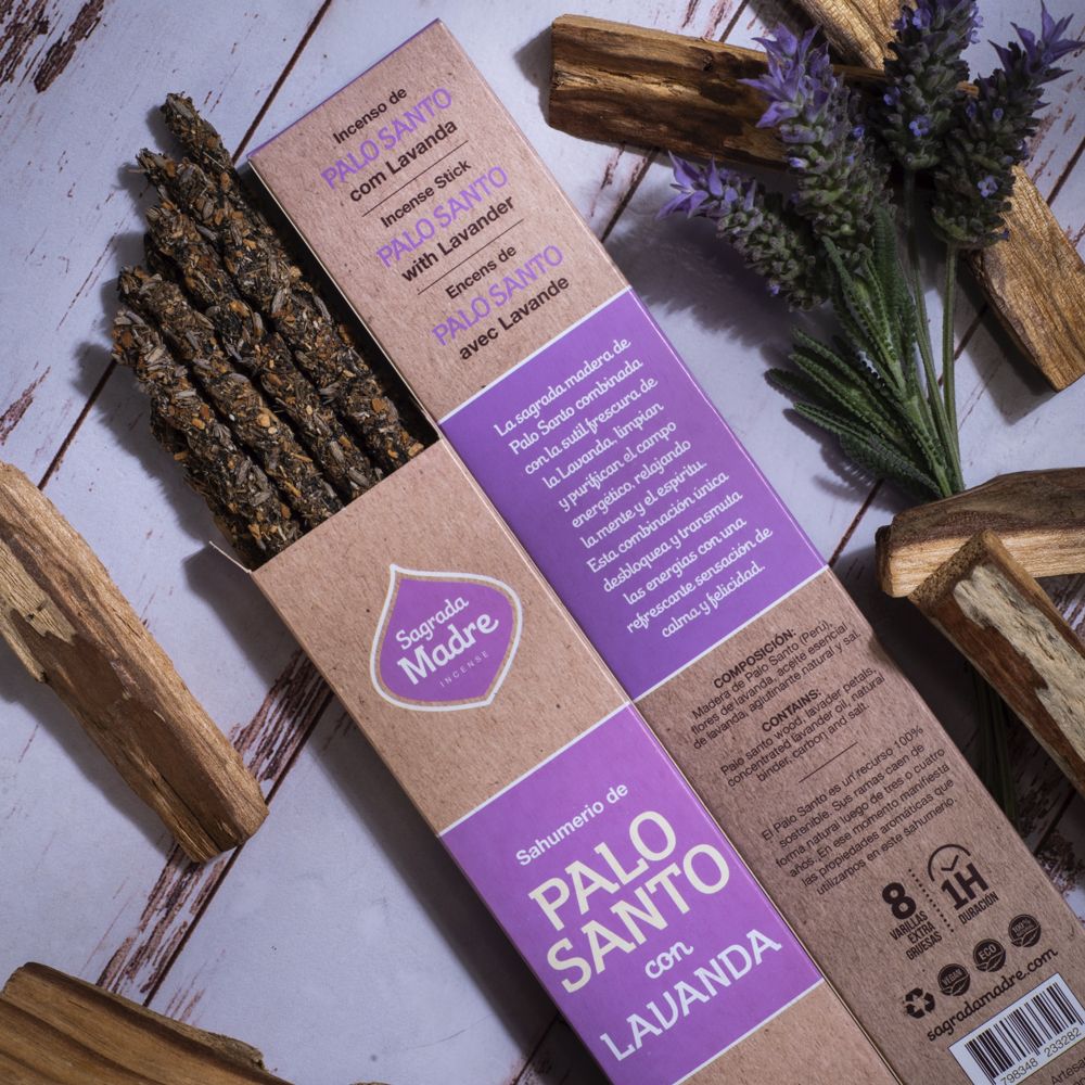 Incienso Artesanal de Palo Santo y Lavanda