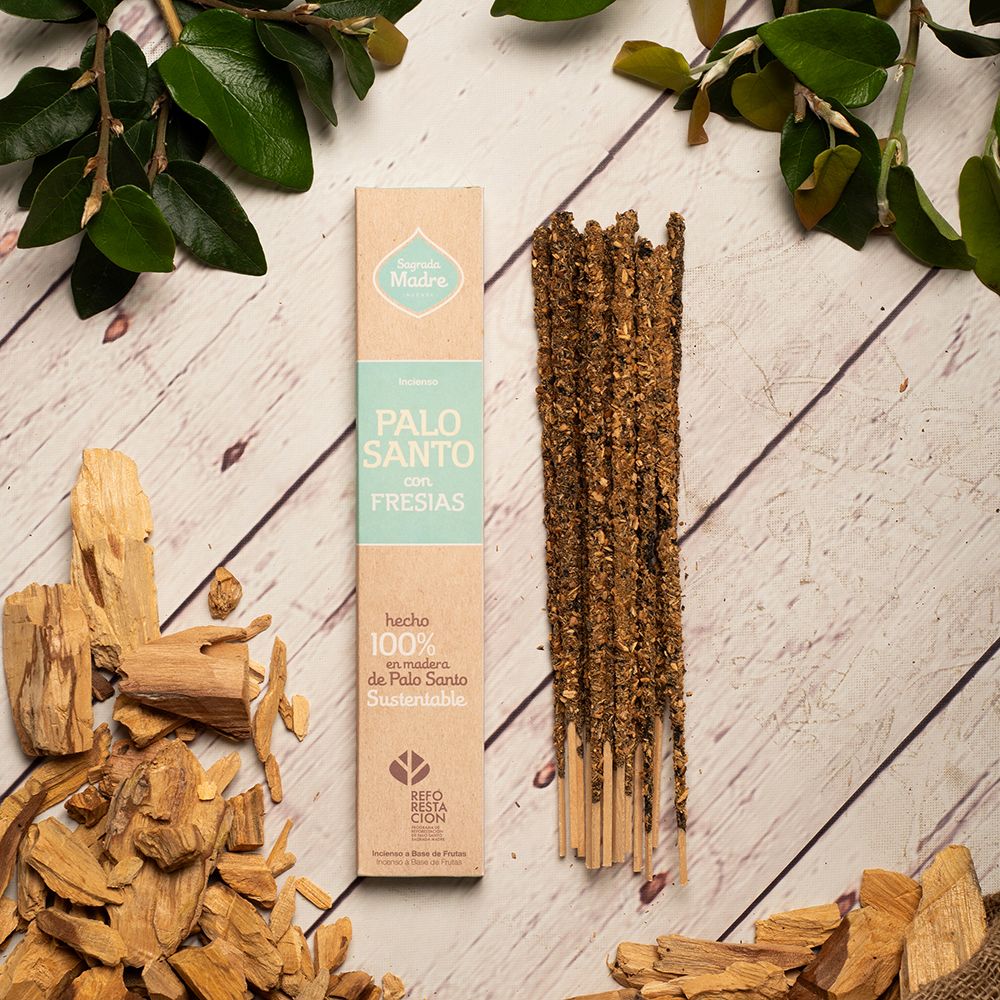 Incienso Artesanal de Palo Santo y Fresia