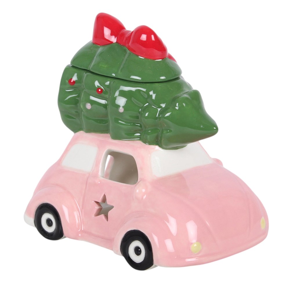 Quemador Coche Rosa Navideño 🎀🎄