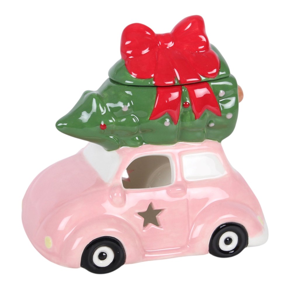 Quemador Coche Rosa Navideño 🎀🎄