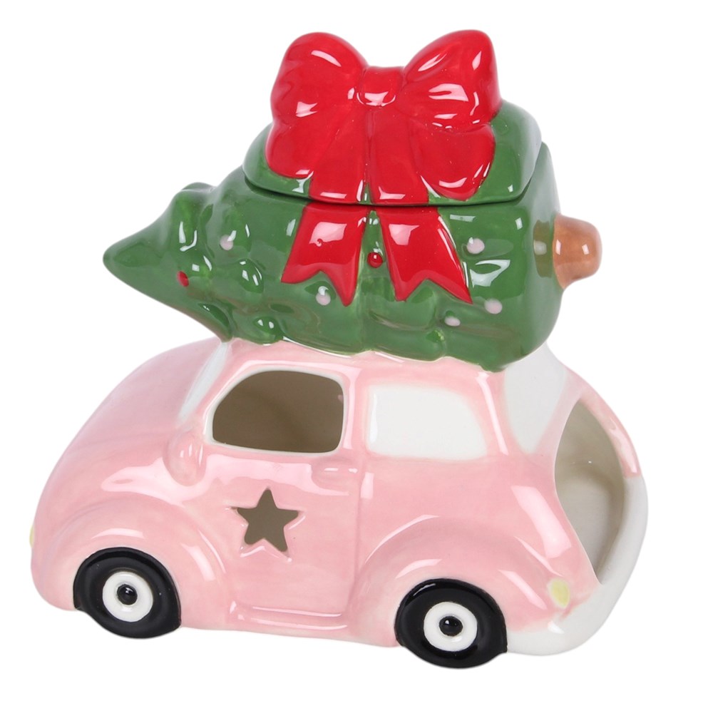 Quemador Coche Rosa Navideño 🎀🎄