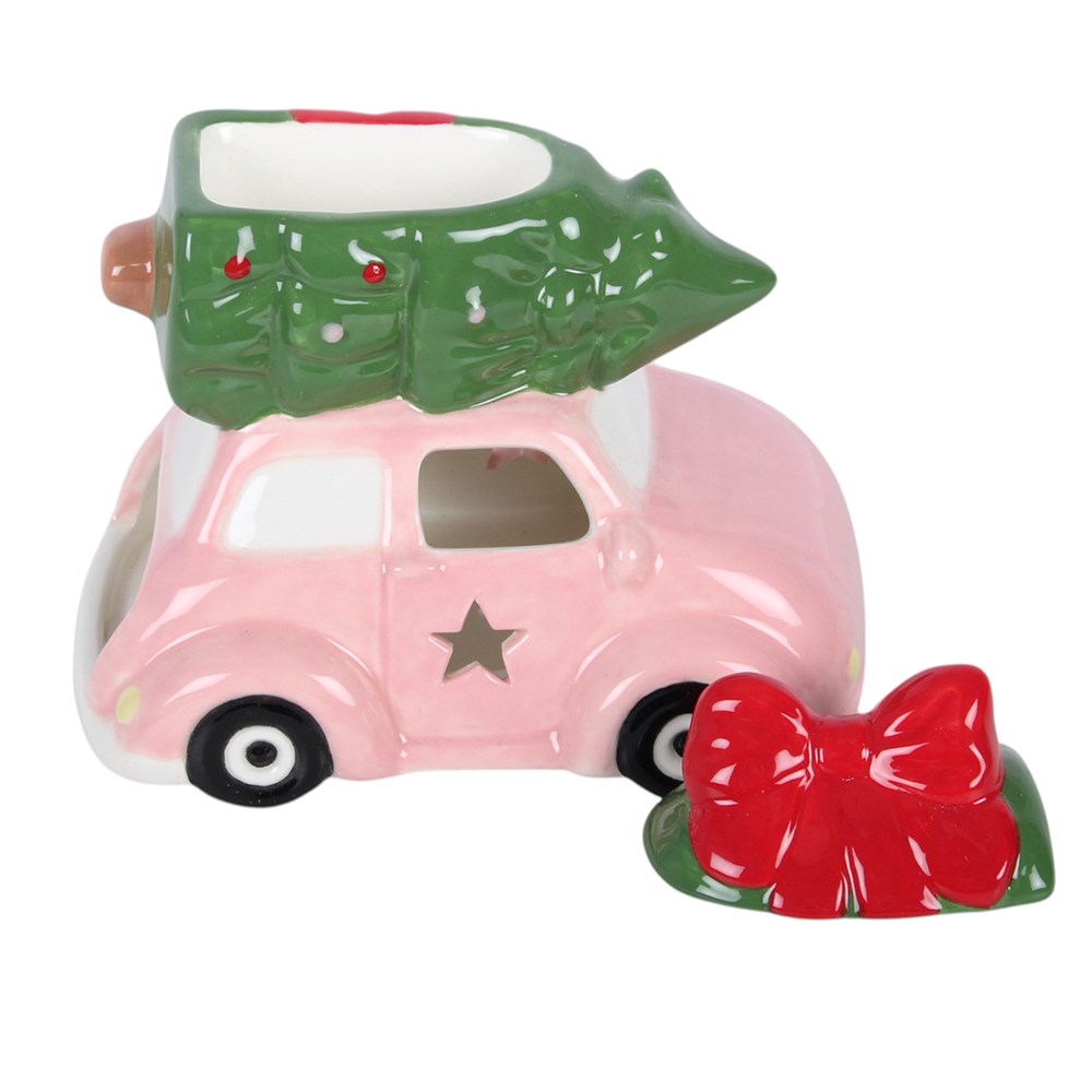 Quemador Coche Rosa Navideño 🎀🎄