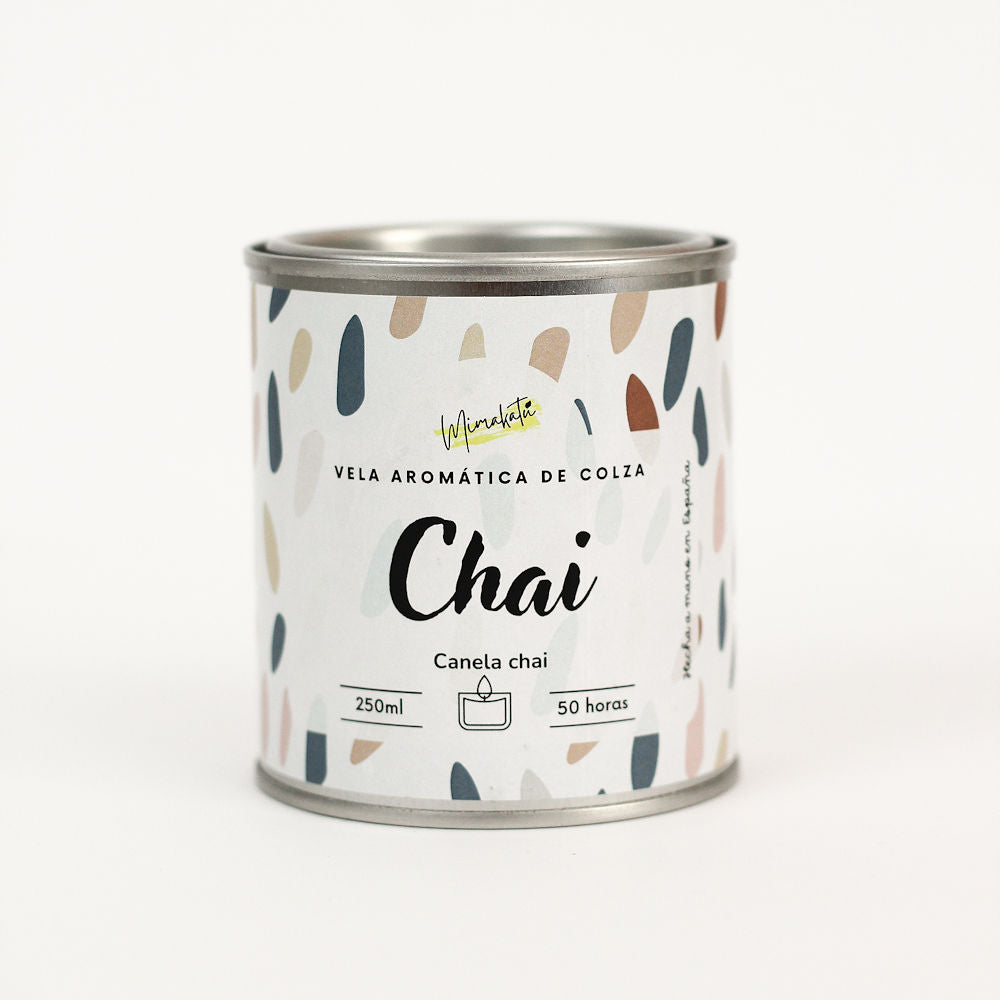 Chai Canela – Vela artesanal especiada ☕✨