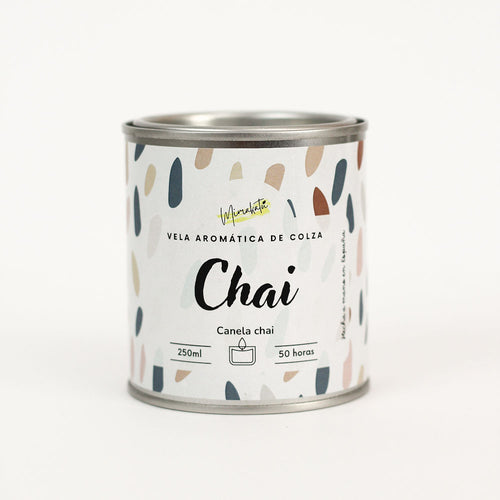 Chai Canela – Vela artesanal especiada ☕✨