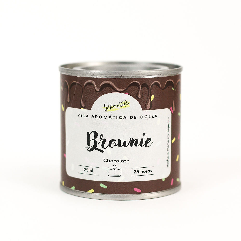 Brownie de Chocolate – Vela artesanal dulce 🍫