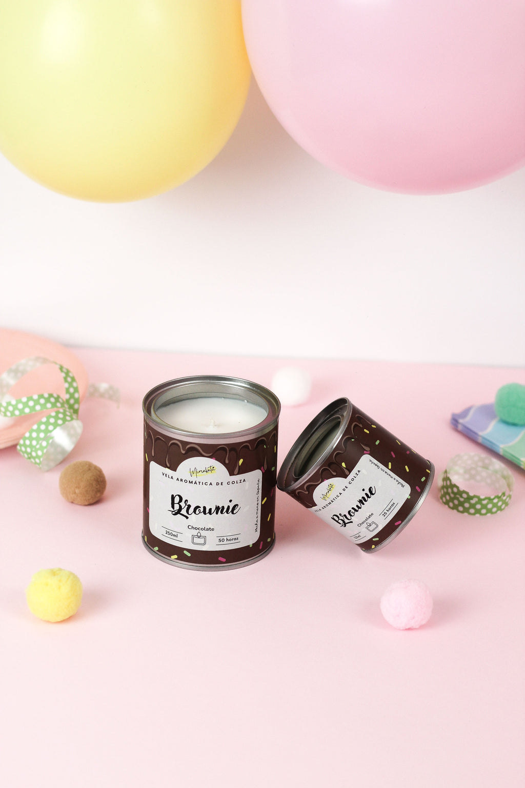 Brownie de Chocolate – Vela artesanal dulce 🍫