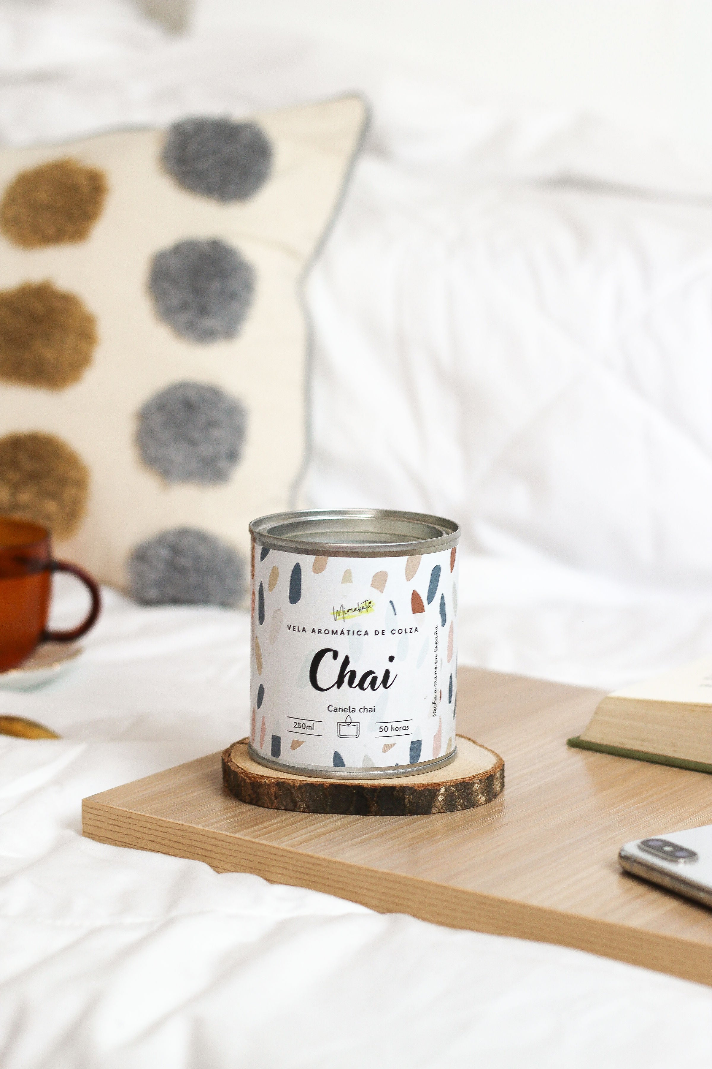 Chai Canela – Vela artesanal especiada ☕✨