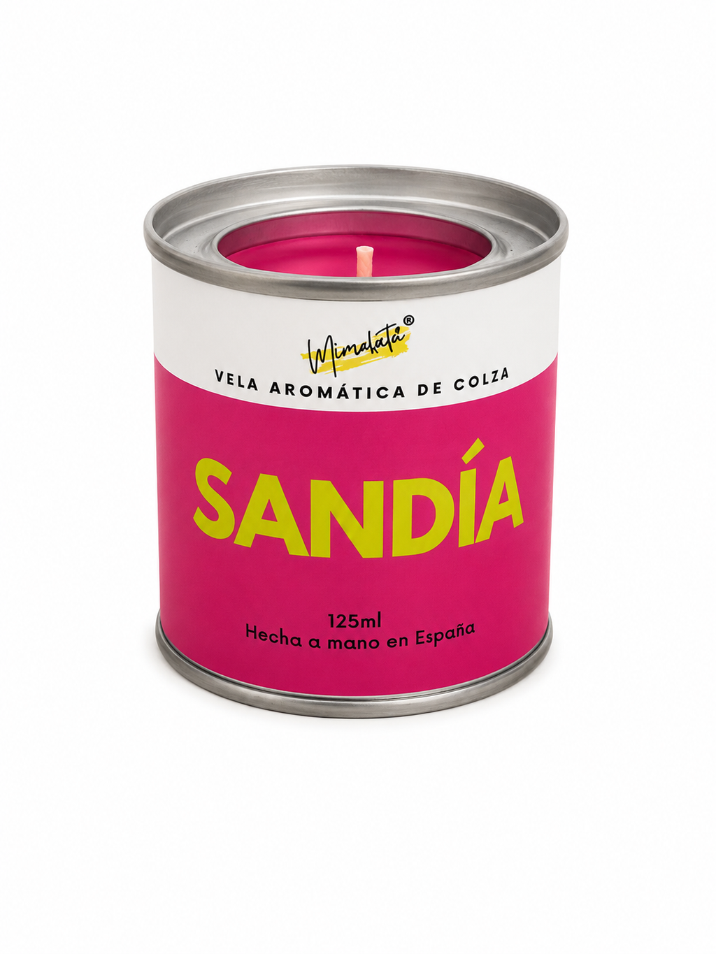 Sandía – Vela artesanal afrutada 🍉