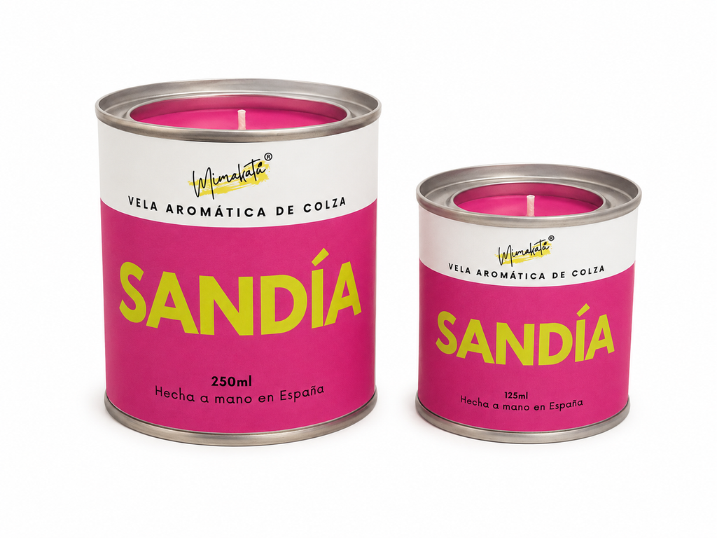 Sandía – Vela artesanal afrutada 🍉