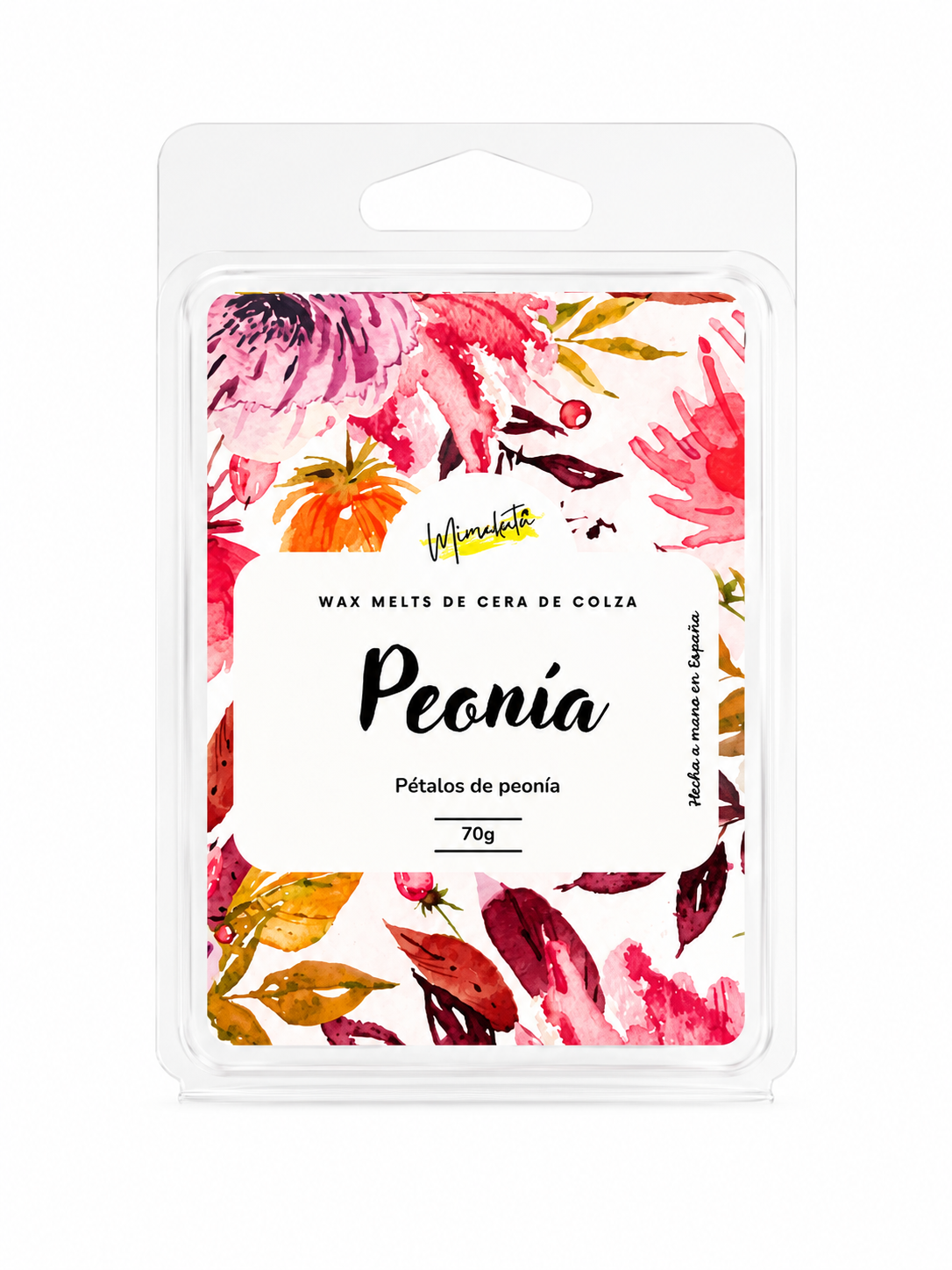 Peonía – Wax Melts artesanales florales 🌸