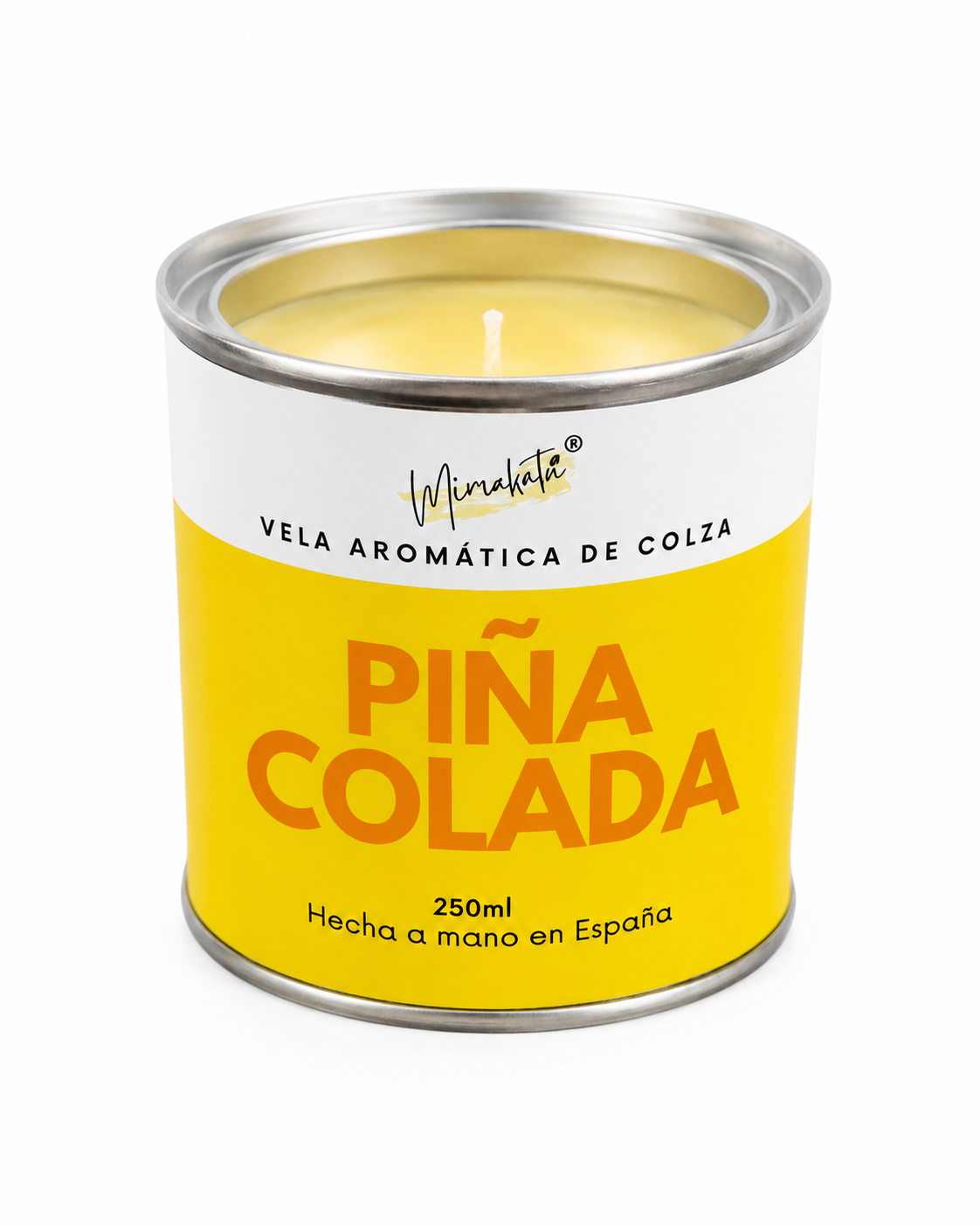 Piña Colada – Vela artesanal tropical 🍍🥥