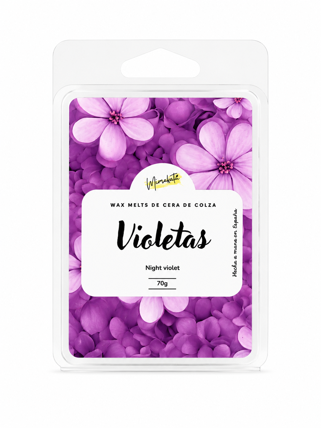 Violetas – Wax Melts artesanales florales 💜
